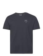 Logo Script Ss T-Shirt Tops T-Kortærmet Skjorte Black GANT