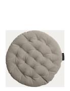Pepper Seat Cushion Home Textiles Seat Pads Grey LINUM