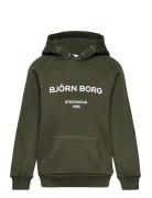 Borg Logo Hoodie Tops Sweatshirts & Hoodies Hoodies Khaki Green Björn ...