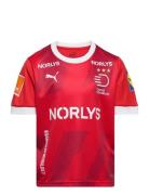 Dansk Håndbold Home Jersey Jr Sport T-Kortærmet Skjorte Red PUMA