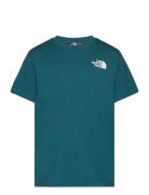 B S/S Redbox Tee  Sport T-Kortærmet Skjorte Blue The North Face