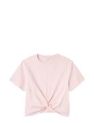 Nkfdinas Ss Nreg Short Top Tops T-Kortærmet Skjorte Pink Name It