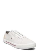 Core Corporate Vulc Canvas Low-top Sneakers Cream Tommy Hilfiger