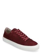 Moore Suede Low-top Sneakers Burgundy Sneaky Steve