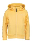 Corin Kids Fz 8 Sport Sweatshirts & Hoodies Hoodies Yellow Didriksons