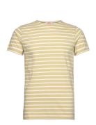 Breton Striped Shirt Héritage Tops T-Kortærmet Skjorte Beige Armor Lux