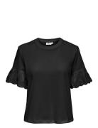 Onlpennie S/S Emb. Ub Swt Tops T-shirts & Tops Short-sleeved Black ONL...