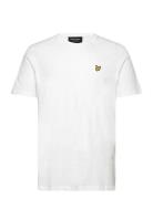 Slub T Shirt Tops T-Kortærmet Skjorte White Lyle & Scott