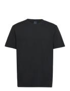 Uno Everyday Tee Chalk White Designers T-Kortærmet Skjorte Black Nudie...