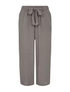 Sc-Radia Bottoms Trousers Straight Leg Grey Soyaconcept