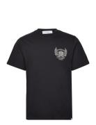 Chad T-Shirt Tops T-Kortærmet Skjorte Black Les Deux