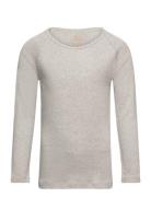 Melange Ls T-Shirt Tops T-shirts Long-sleeved T-Skjorte Grey Copenhage...