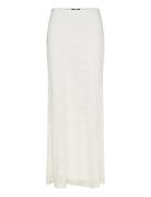 Floral Maxi Skirt Lang Nederdel Cream Gina Tricot