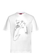 Daximiko Designers T-Kortærmet Skjorte White HUGO