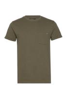 Kolding Organic Tee S/S Tops T-Kortærmet Skjorte Green Clean Cut Copen...