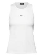 Delia Tank Top Tops T-shirts & Tops Sleeveless White J. Lindeberg