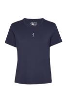 Women’s Relaxed T-Shirt Tops T-shirts & Tops Short-sleeved Navy RS Spo...