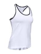 Ua Knockout Tank Sport T-shirts & Tops Sleeveless White Under Armour