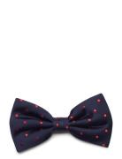 Dots Silk Bow Tie Butterfly Black Portia 1924