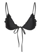 Soft Flounce Triangle Bikini Top Swimwear Bikinis Bikini Tops Triangle...