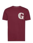 G Graphic T-Shirt Tops T-Kortærmet Skjorte Red GANT
