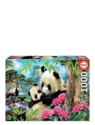 Educa 1000 Morning Panda Toys Puzzles And Games Puzzles Classic Puzzle...