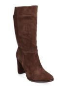 Artizan Ii Suede Boot Lange Støvler Brown Lauren Ralph Lauren