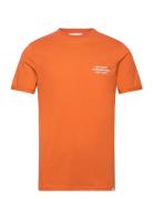 Copenhagen 2011 T-Shirt Tops T-Kortærmet Skjorte Orange Les Deux