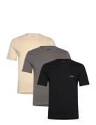 Tshirtrn 3P Classic Tops T-Kortærmet Skjorte Multi/patterned BOSS