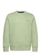 Reg Shield C-Neck Sweat Tops Sweatshirts & Hoodies Sweatshirts Green G...