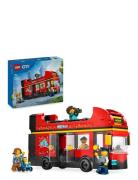 Rød Dobbeltdækker-Turistbus 60407 Toys Lego Toys Lego city Multi/patte...