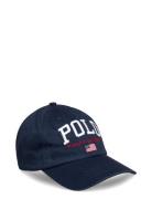 Flag Logo Cotton Chino Ball Cap Accessories Headwear Caps Navy Ralph L...