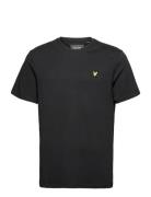 Plain T-Shirt Tops T-Kortærmet Skjorte Black Lyle & Scott