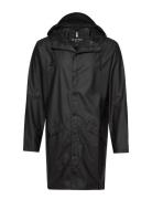 Long Jacket Outerwear Rainwear Rain Coats Black Rains