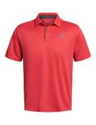 Tech Polo Sport Polos Short-sleeved Red Under Armour