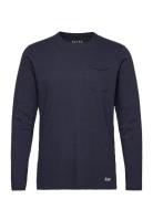 Bhnicolai Tee L.s. Tops T-Langærmet Skjorte Navy Blend