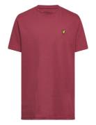 Classic T-Shirt Tops T-Kortærmet Skjorte Red Lyle & Scott Junior