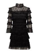 Carmine Mini Dress Designers Short Dress Black Malina