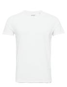 Konrad Slub S/S Tee Tops T-Kortærmet Skjorte White Gabba