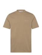 Norsbro T-Shirt 6024 Designers T-Kortærmet Skjorte Beige Samsøe Samsøe