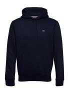 Tjm Regular Fleece Hoodie Tops Sweatshirts & Hoodies Hoodies Navy Tomm...