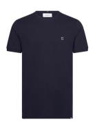 Pique T-Shirt Tops T-Kortærmet Skjorte Navy Les Deux