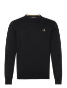 Classic C/N Jumper Tops Knitwear Round Necks Black Fred Perry