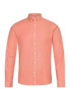 Oxford Superflex Shirt L/S Tops Shirts Casual Pink Lindbergh