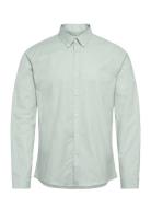 Oxford Superflex Shirt L/S Tops Shirts Casual Green Lindbergh