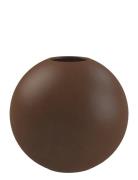 Ball Vase 20Cm Home Decoration Vases Big Vases Brown Cooee Design