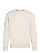Tjm Regular Fleece C Neck Tops Sweatshirts & Hoodies Sweatshirts Cream...