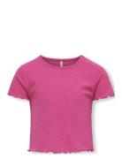 Kognella S/S O-Neck Top Noos Jrs Tops T-Kortærmet Skjorte Pink Kids On...