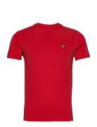 Plain T-Shirt Tops T-Kortærmet Skjorte Red Lyle & Scott