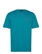 Plain T-Shirt Tops T-Kortærmet Skjorte Blue Lyle & Scott